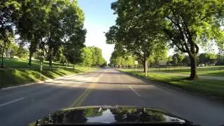 Driving Around Iowa City Downtown in 4K