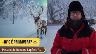 -16°C É PRIMAVERA? 😂 Goucha de trenó com a Rena 