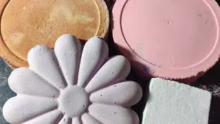 2 Big Slabs Flower And Block Crush | Gym Chalk ASMR