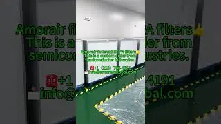 HEPA filter for semiconductor cleanroom #amorair #semiconductor #cleanroom #hepafilter #airfilter