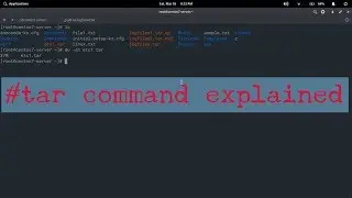 #tar command