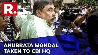 Cattle Smuggling Scam Case: TMC Leader Anubrata Mondal Taken To CBI HQ After Medical Check Up