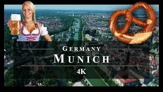 M&uuml;nchen 🇩🇪 Drone Aerial 4K | Germany Deutschland Duitsland