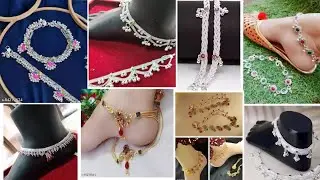 Beautiful Silver Anklets Designs | Latest Silver Payal Designs 2023 | Payal Anklets Designs Jewelry