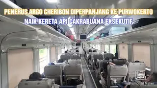 SUASANA PERJALANAN KERETA SAAT LIBUR ISRA MIRAJ | Naik KA Cakrabuana Cirebon Jakarta
