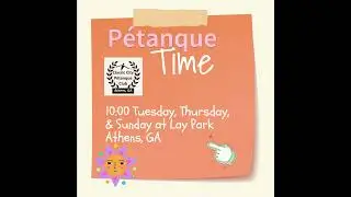 Summer Times #athensga #boules  #petanque  #athensga #recreation #free