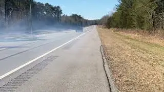 Just an ole C10 burnout with a 383 Blueprint and Blackwidow exhaust