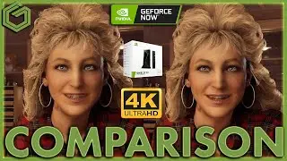 GeForce NOW &mdash; Shield TV Pro &mdash; AI Upscale 4K против Native 4K &mdash; Riders Republic &mdash; GOTG &mdash; Cyberpunk 2077