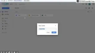 How to Create a New Folder in Google Drive (Mandarin Chinese)
