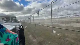 Southwest speedway  trailer race 