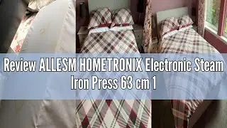 Review ALLESM HOMETRONIX Electronic Steam Iron Press 63 cm 1600 Watt 38 Jet Stream