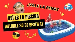 As&iacute; es la piscina (alberca) inflable infantil 3D de Bestway