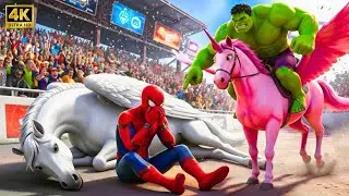 🦄🕷️Did SPIDERMAN Wins The Magic Unicorn Racing Championship ?? &ndash; Epic Racing Challenge