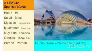 &Delta;- LINGUA :Spanish Phrases ( Lesson # 1 )