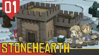 VILA N&Oacute;RDICA DOS N&Oacute;RDICOS DO NORTE - Stonehearth #01 [S&eacute;rie Gameplay Portugu&ecirc;s PT-BR]
