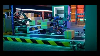 DJI Robomaster Ep Core for students learnig STEM robotics education.