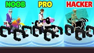 Scribble Rider Game play video Hacker VS Hacker
