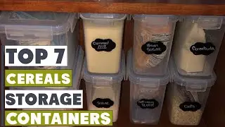 7 Best Cereal Storage Solutions to Organize Your Kitchen