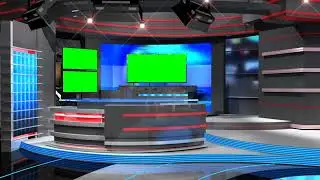 Studio background ||Breaking News background no copyright free | Virtual studio #vfx #greenscreen