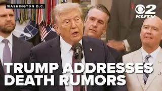 'It's fake news': Trump addresses 'death rumors' trend that went viral over Labor Day weekend