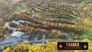 Stunning Fall Colours & Sunset Drone Footage at Eagles Nest Lookout, Bancroft