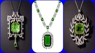 Latest Winsome Peridot Necklace/Pendant Designs For Girls || Fancy Peridot Necklaces || Jewelry 2022