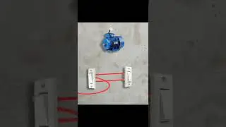 Control One Motor from Two Locations: 2-Way Switch Wiring Tutorial #wiring #wiringdiagram
