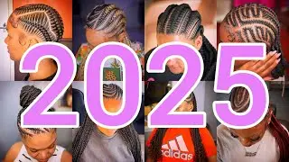 💖🔥2025 Most Stunning Cornrow Braided Hairstyles for Ladies | 80 + Latest Cornrow Braids Designs💯
