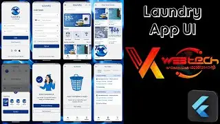 Laundry App UI | Flutter | VKWEBTECH