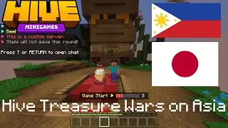 Annihilating Asian Players on Hive Treasure Wars (Minecraft Bedrock)