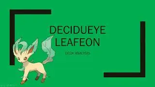 Leafeon Decidueye Ultra Prism Deck Analysis  (Pokemon TCG)