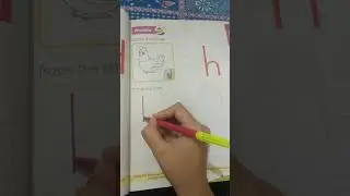 Class-Pre. Nursery ll English ll Trace the Letter small h
