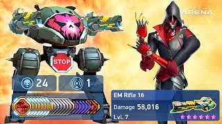 Lancer with EM Rifle 16 - Mech Arena