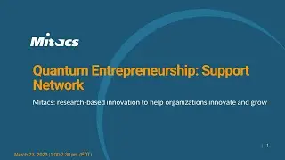 Quantum Entrepreneurship: Support Network