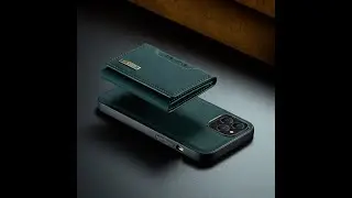 DG.MING iPhone 13 Pro M2 Wallet Case Green
