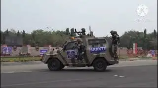 The Elite Commando's of CISF.  CISF RAISING DAY PARADE 2025 RAJADITYA CHOLA RTC  THAKKOLLAM.