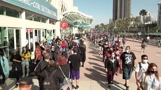 Pop culture fans flock to San Diego for first Comic-Con since 2019