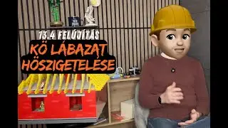 13.4 FELÚJÍTÁS: Kő lábazat hőszigetelése
