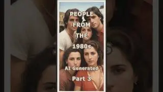PART 3. People from the 1980s [AI generated]