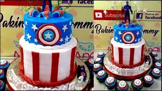 Captain America Cake