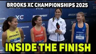 Inside the Finish: Girls Top 3 Post-Race Interviews | Brooks XC Championships 2025