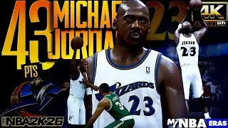 Michael Jordan TRIPLE-DOUBLE Highlights vs. CELTICS | 2002-03 NBA Season - NBA 2K26 [4K HDR]