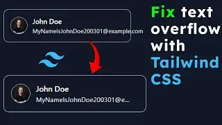 Truncate Text in TailwindCSS - Fix Text Overflow using Tailwind