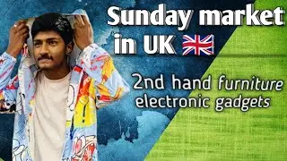 Sunday market in uk 🇬🇧| తెలుగు| portsmouth | #london #trending #roadto1k