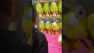 Ayden Playing The Croppie Claw Machine At Round 1 #croppie #round1 #clawmachine #claw #short #kids