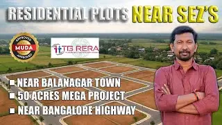 MUDA Approved Gated Community Plots Near Bangalore Highway | Rangareddy Guda