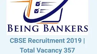 CBSE Recruitment 2019 | Total Vacancy 357