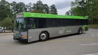 GoTriangle | 2017 & 2020 Gillig Low Floor [#2001 & #2705] - Route 100 & 700