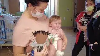 Celebrating Valentine's Day with T.J. Carrie: A Heartfelt Visit to Riley Hospital