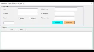 Créer une base de données Excel avec formulaire de saisie de données